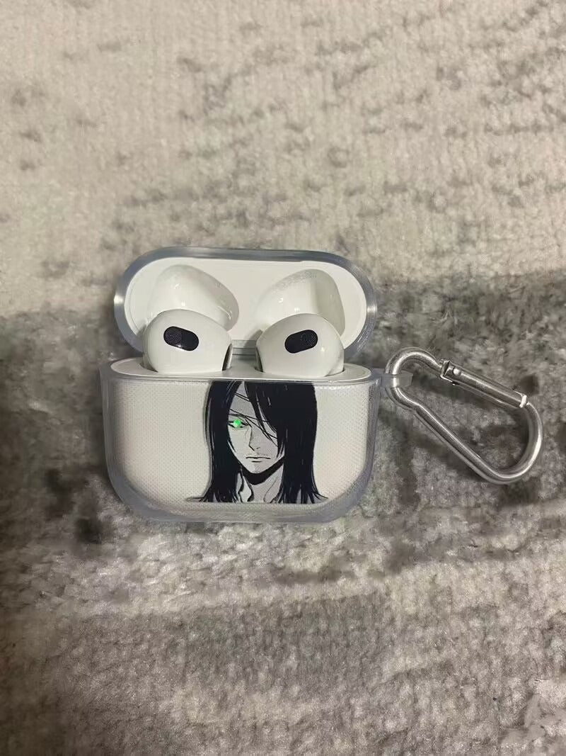 Funda protectora Attack on Titan Eren AirPods Pro 2 - Juego de auriculares Bluetooth Apple 3 - Temática de animación para adultos