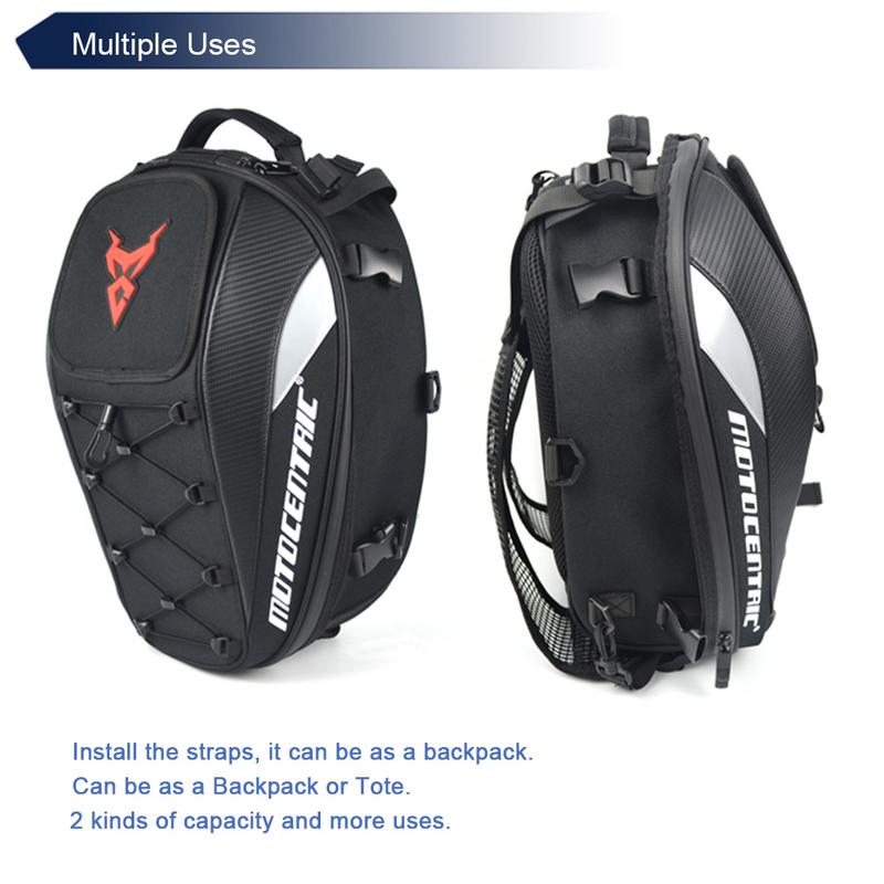 Waterproof Motorcycle Tail Bag - Multi-functional, Durable, High-Capacity Rider Backpack