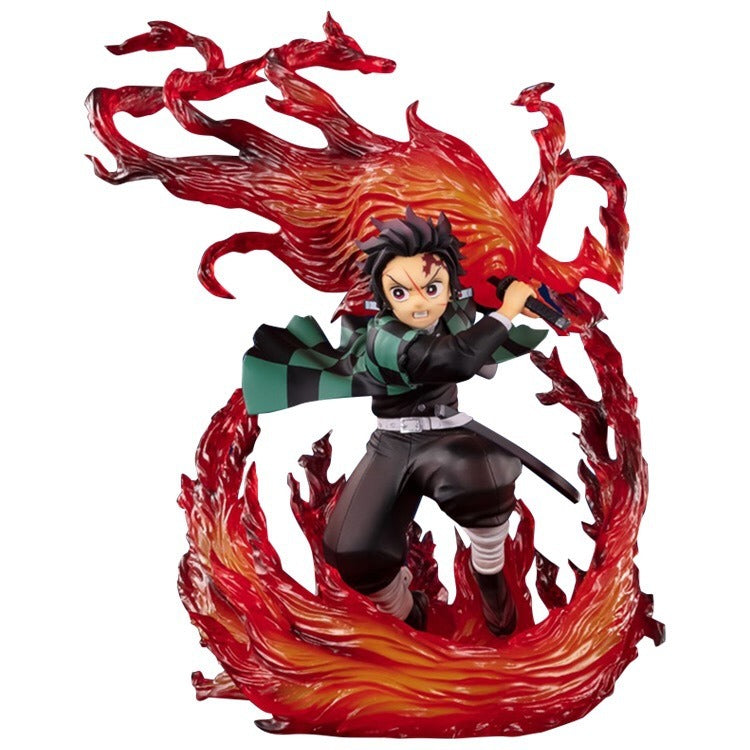 FiguartsZeroFZ Ghost Slayer Blade Handmade Charcoal Jilang Fire God Music Model Decoration - High Quality Edition