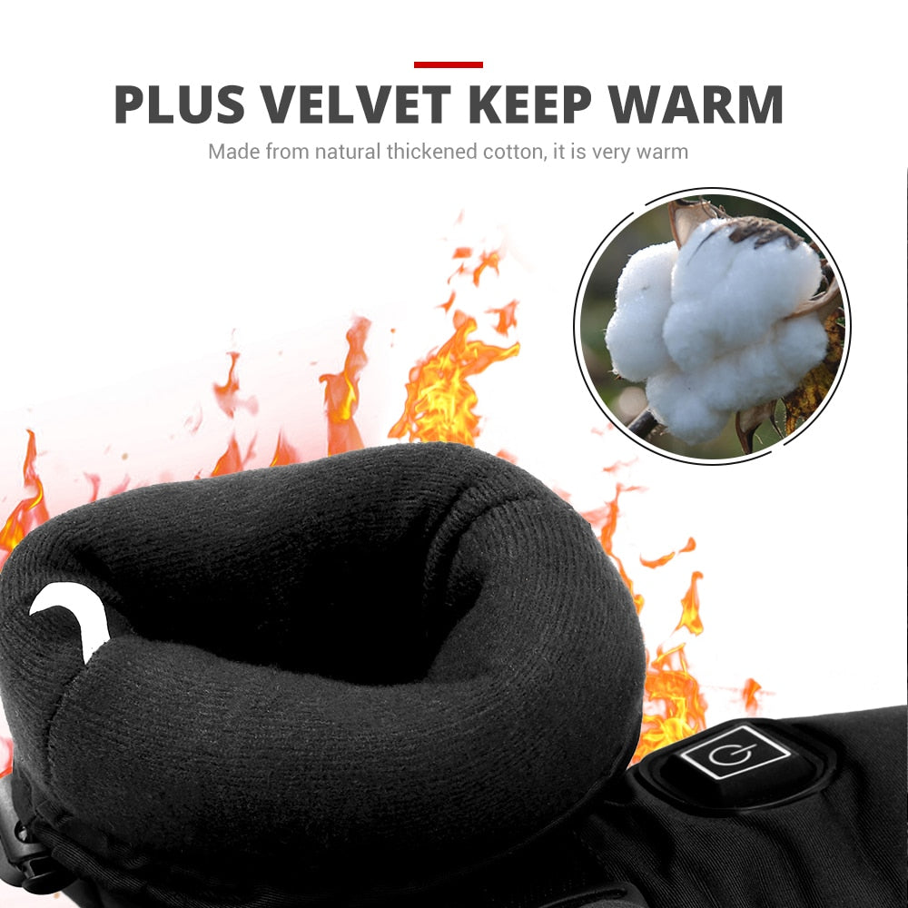 HEROBIKER Waterproof Heated Motorcycle Gloves