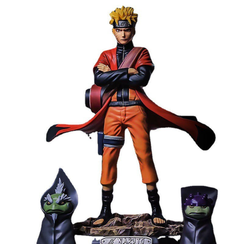 Naruto Six Paths Saga GK Modelo de anime hecho a mano luminoso grande