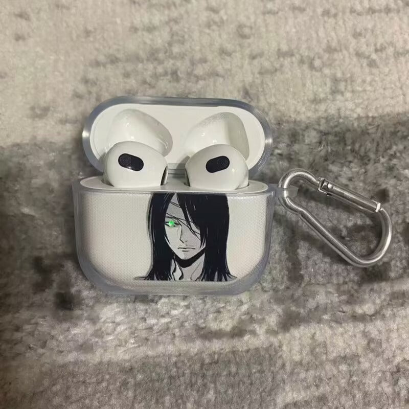 Funda protectora Attack on Titan Eren AirPods Pro 2 - Juego de auriculares Bluetooth Apple 3 - Temática de animación para adultos