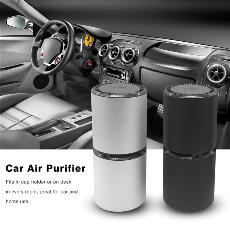 Car Air Purifier Cabin Ionizer Freshener Odor Eliminator