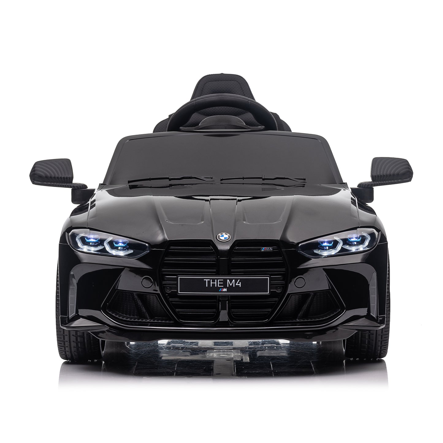 Black BMW M4 12v Kids ride on toy car 2.4G W/Parents Remote Control Three speed adjustable