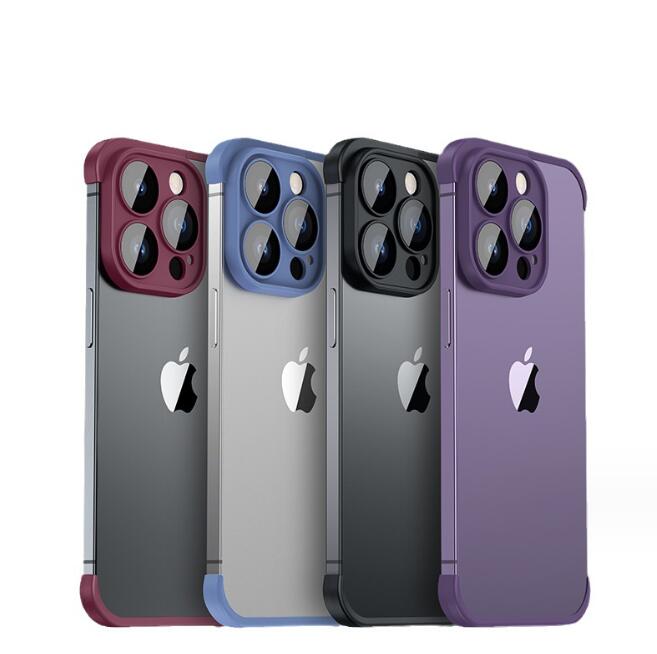 Funda Premium de Silicona Suave con Protector de Lente para iPhone 15/14 Pro Max