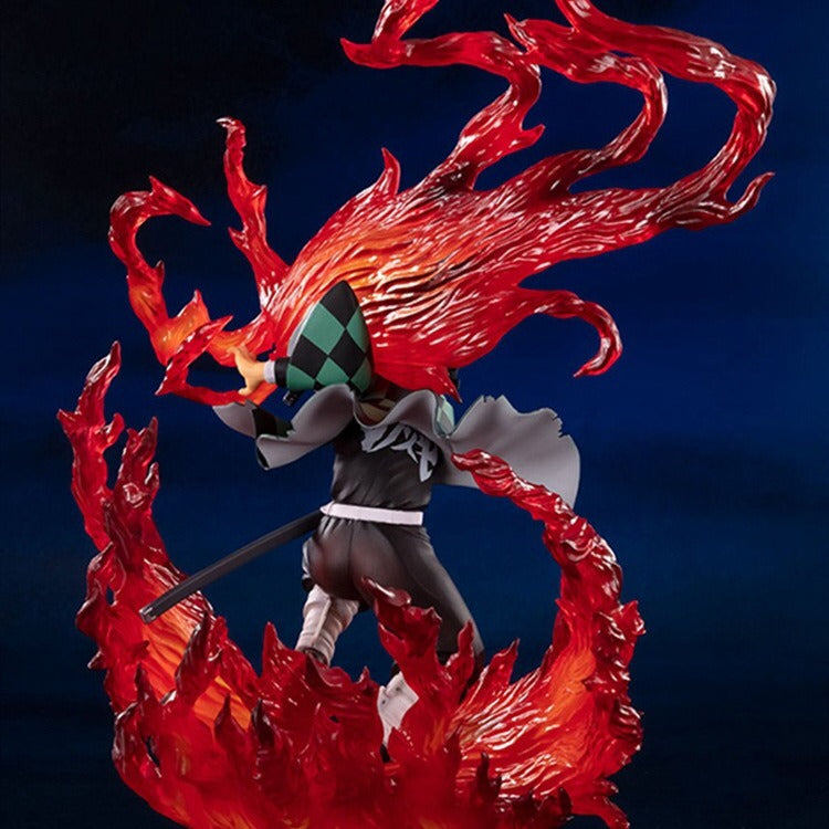 FiguartsZeroFZ Ghost Slayer Blade Carbón Hecho a Mano Jilang Fire God Modelo Musical Decoración - Edición de Alta Calidad