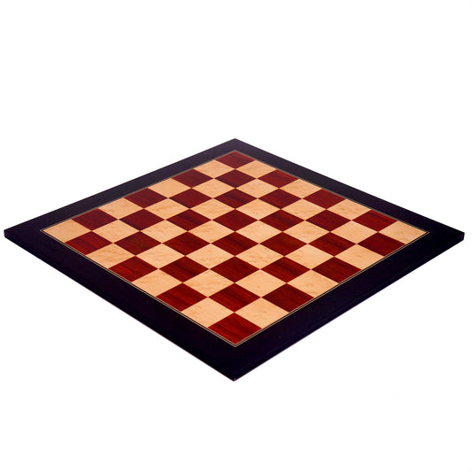 Tournament-Grade Padauk and Maple Chess Board