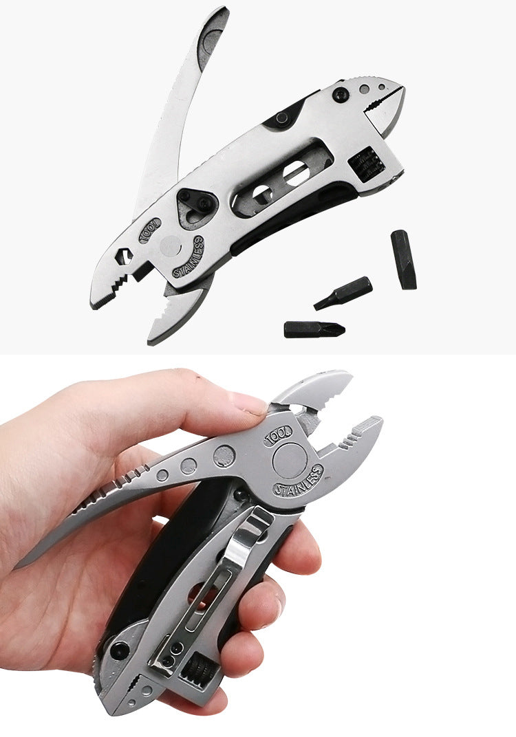 Outdoor Camping Multi-Purpose Tool: Pliers and Wrench Combination