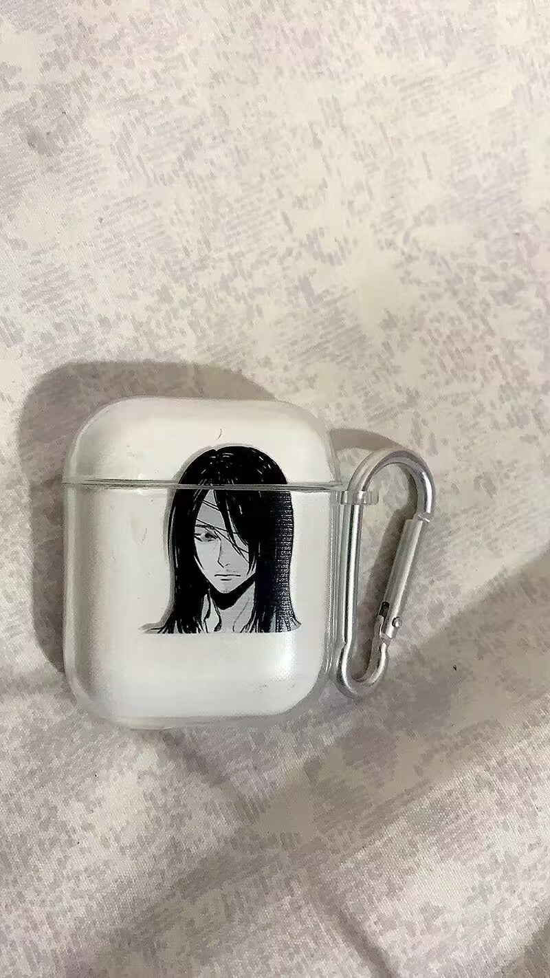 Funda protectora Attack on Titan Eren AirPods Pro 2 - Juego de auriculares Bluetooth Apple 3 - Temática de animación para adultos