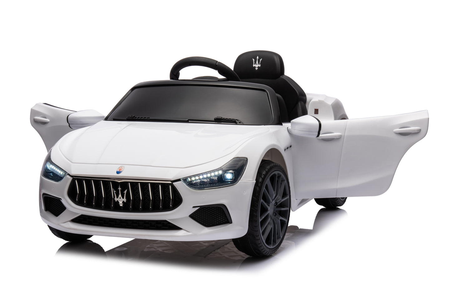 Maserati 12V Ride-On Car: Rechargeable Battery-Powered Electric Vehicle