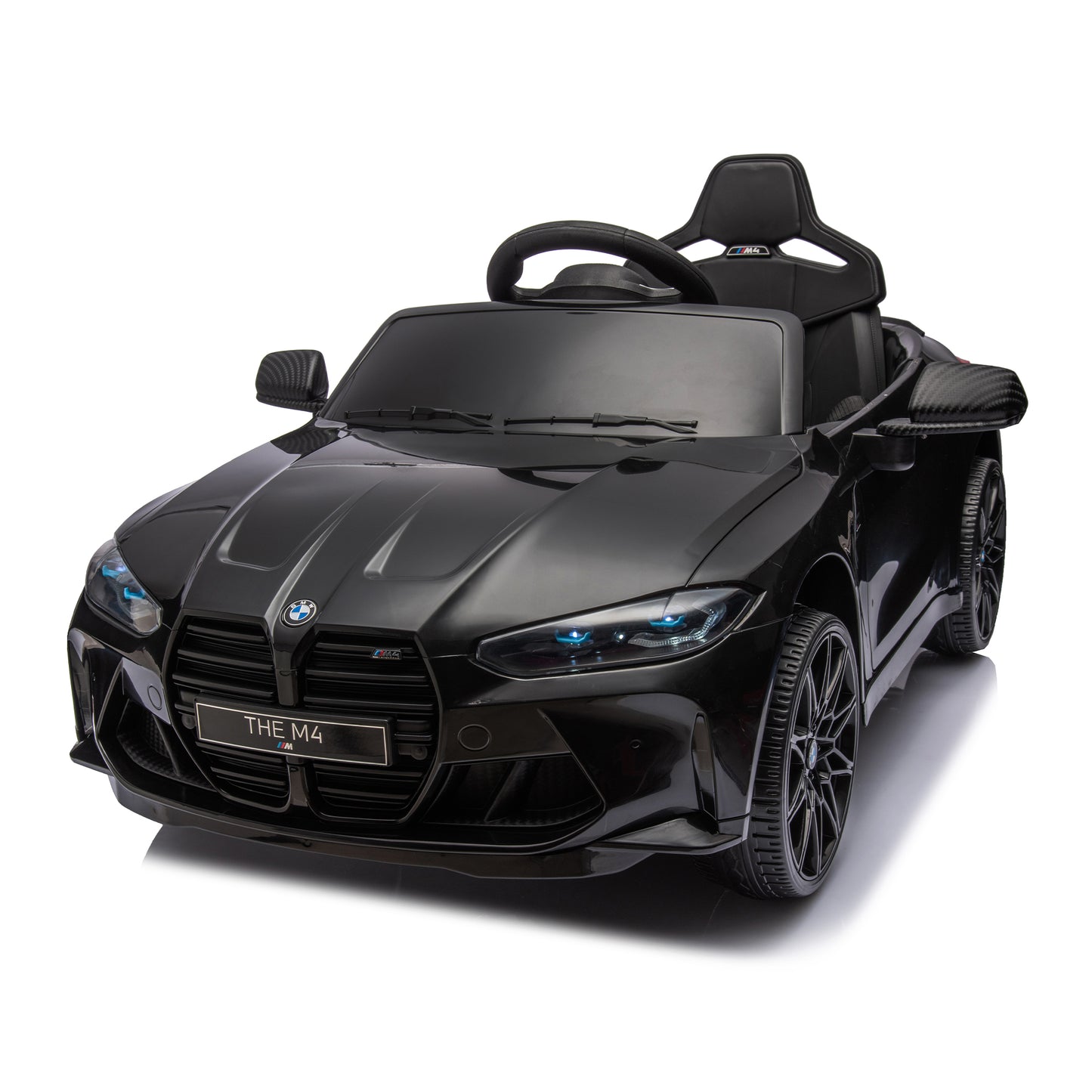 Black BMW M4 12v Kids ride on toy car 2.4G W/Parents Remote Control Three speed adjustable