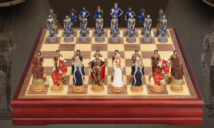 Epic 3D Chess and Checkers Set: A Grand Battle of Characters