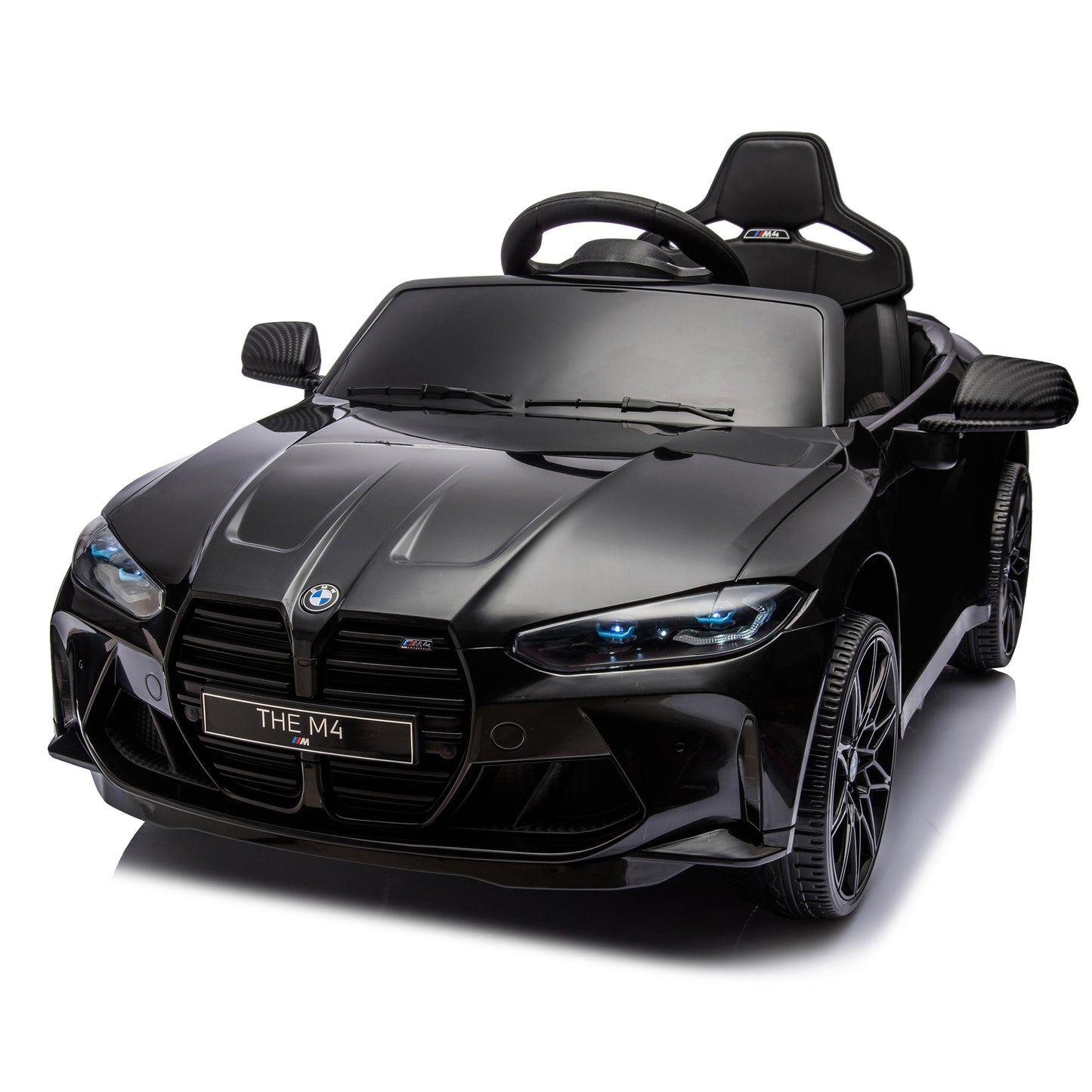 Black BMW M4 12v Kids ride on toy car 2.4G W/Parents Remote Control Three speed adjustable