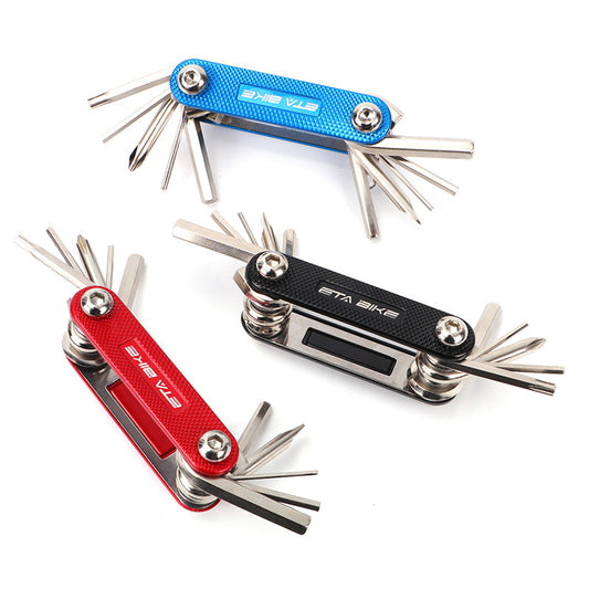 Eleven-in-One Multi-Function Bicycle Repair Tool