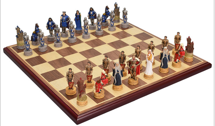 Epic 3D Chess and Checkers Set: A Grand Battle of Characters