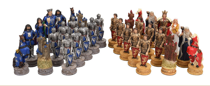 Epic 3D Chess and Checkers Set: A Grand Battle of Characters