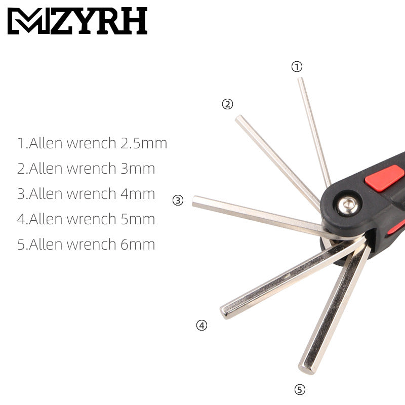 19-in-1 Bicycle Folding Multi-Function Repair Tool