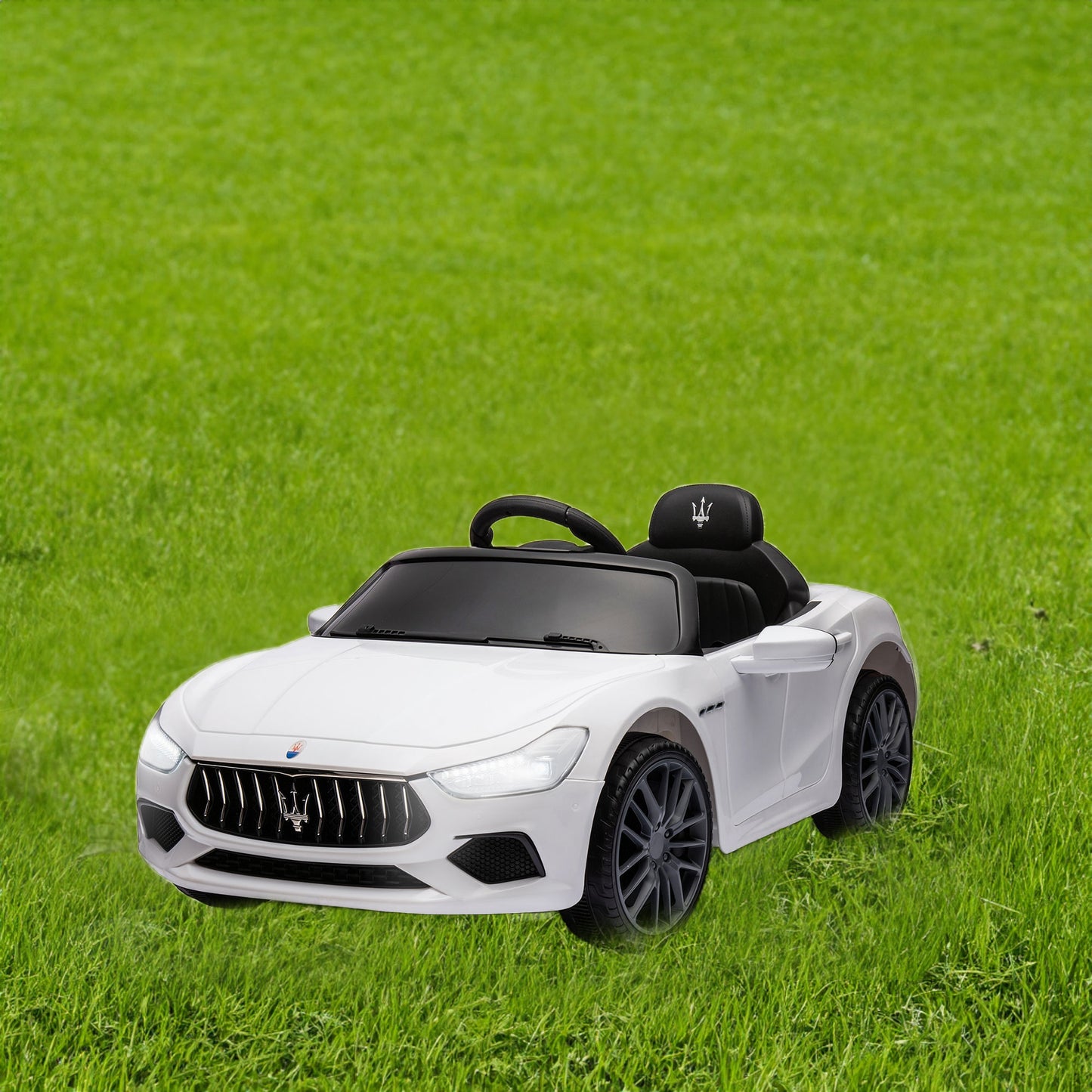 Maserati 12V Ride-On Car: Rechargeable Battery-Powered Electric Vehicle