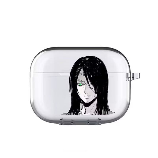 Attack on Titan Eren AirPods Pro 2 Protective Cover - Apple 3 Bluetooth Headset Set - Adult Animation Themed