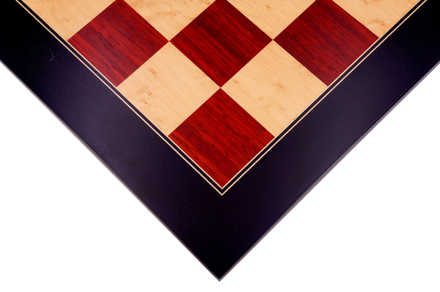 Tournament-Grade Padauk and Maple Chess Board