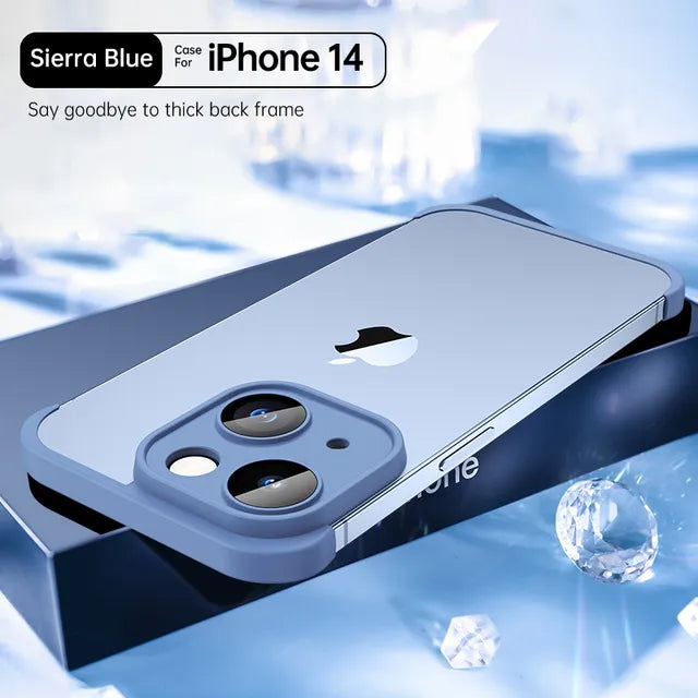 Premium Soft Silicone Case with Lens Protector for iPhone 15/14 Pro Max