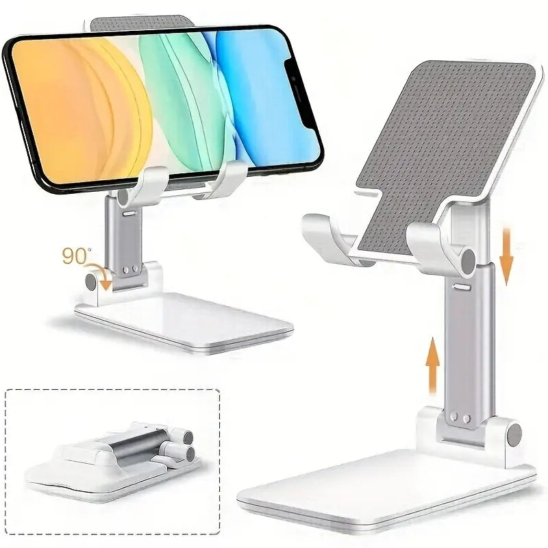 Adjustable Desk Mobile Phone Holder Stand for iPhone, iPad, Xiaomi, and More