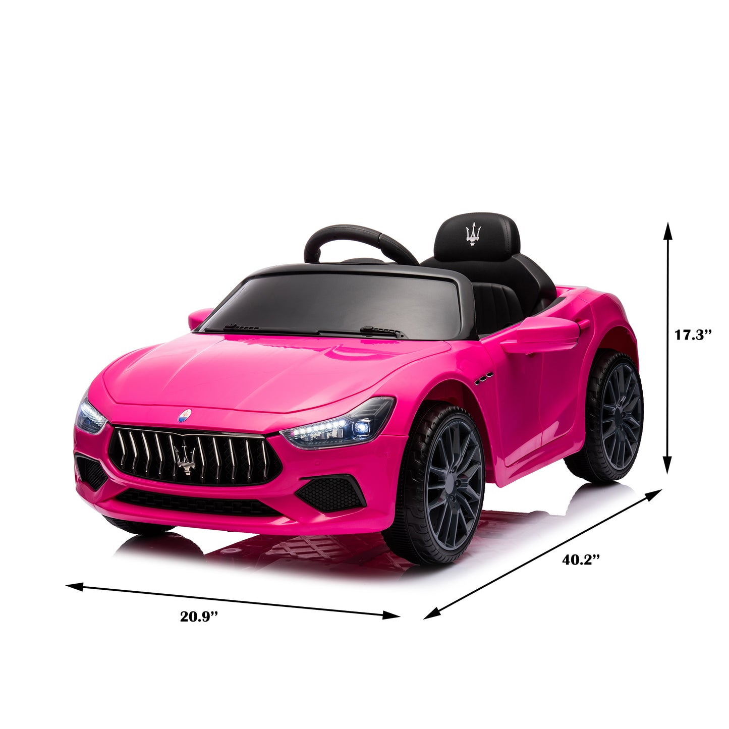 Maserati 12V Ride-On Car: Rechargeable Battery-Powered Electric Vehicle