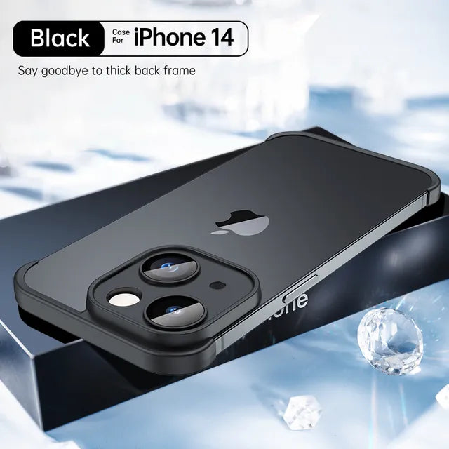 Premium Soft Silicone Case with Lens Protector for iPhone 15/14 Pro Max