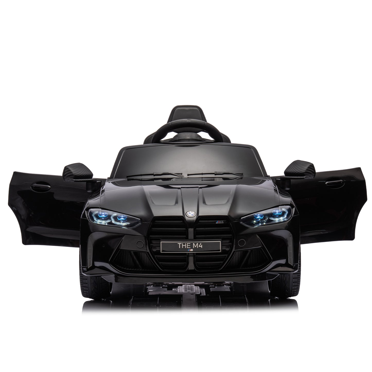 Black BMW M4 12v Kids ride on toy car 2.4G W/Parents Remote Control Three speed adjustable