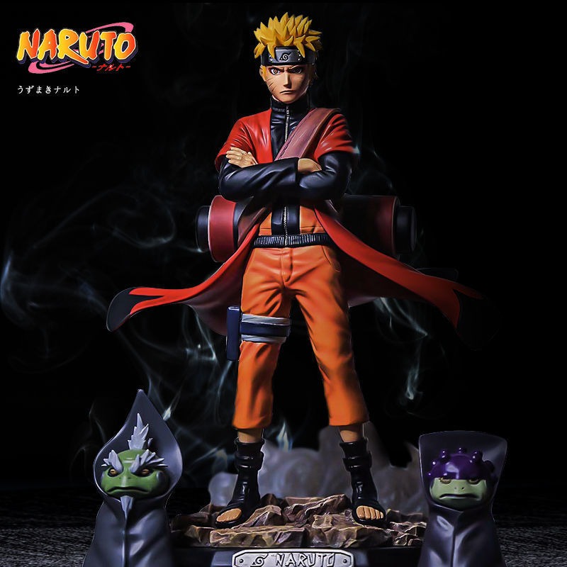 Naruto Six Paths Saga GK Modelo de anime hecho a mano luminoso grande