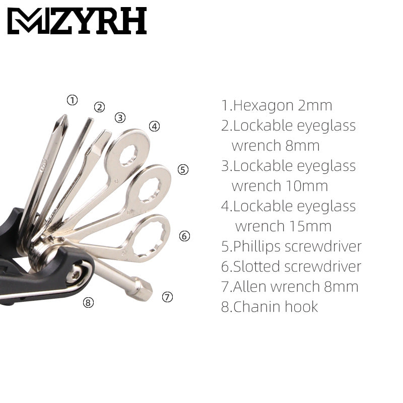 19-in-1 Bicycle Folding Multi-Function Repair Tool